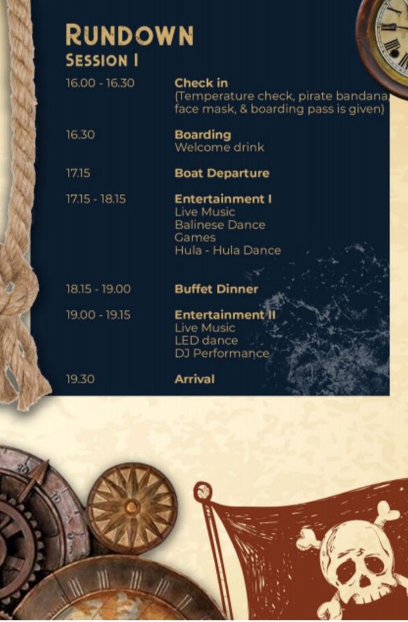 Pirate Dinner Cruis海盜船夕陽晚宴