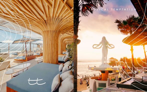 司機導遊專屬接駁前往Tropical Temptation海灘俱樂部(低消自理)