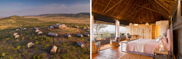 🛏️住宿:TWC Lahia Tented Lodge (連住2晚-第一晚)
此地位於山丘高處,可俯瞰整片塞倫蓋提南方草原,日落與星空皆令人難忘。