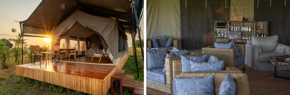 🛏️住宿:Nyikani Migration Camp(連住3晚-第二晚)
從營地出發,無論是清晨追蹤動物行動路線,或是等待午後的壯觀渡河時刻,都相當便利。