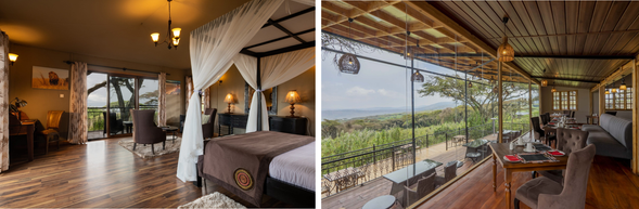 🛏️住宿:Lion Paw (連住2晚-第一晚)
不同於 Serengeti 的開闊草原,這裡是高地森林氣候
早晨常有薄霧瀰漫,氣溫涼爽,空氣帶著濕潤與松木氣息