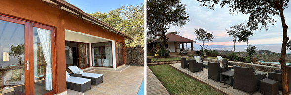 住宿:Mawe Mawe Manyara Lodge
位於俯瞰 Manyara 湖 的高地上,從陽台望去可見湖水、平原與山脈交錯,是與自然對話的絕佳場所。