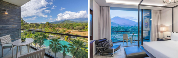 🛏️住宿:Gran Melia Arusha
位於 Arusha 的五星級飯店,飯店座落於大片咖啡與茶園中,可遠眺梅魯山,結合現代奢華設計與東非在地文化特色,為旅程揭開最舒適的序幕。