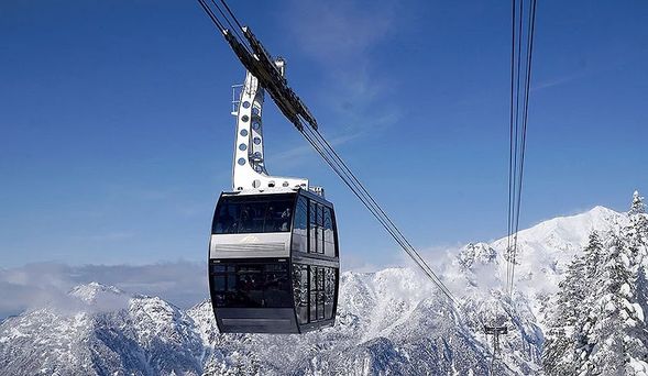 到達 「新穗高纜車」散策3小时