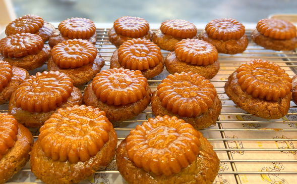 除了傳統藥果,這裡也能做藥果餅乾,回去再加個香草冰淇淋,不用排隊立馬擁有特色咖啡廳內價值上萬韓元的人氣甜品