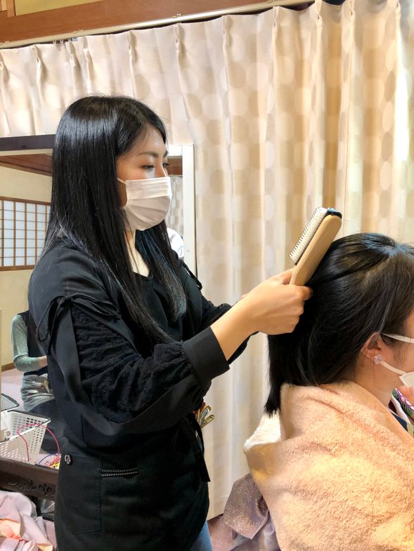 Wearing and Hair arrangement