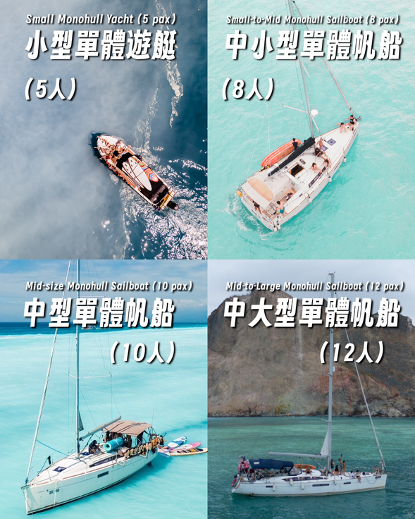 【各船型介紹】