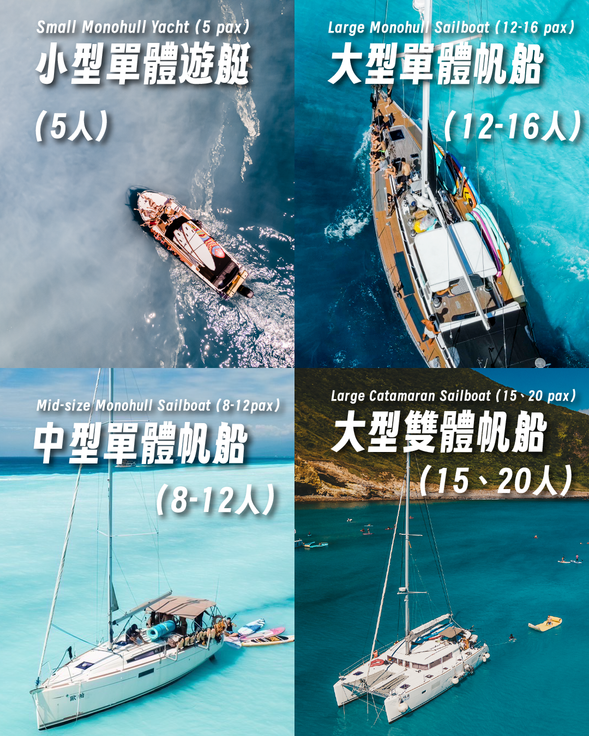 【各船型介紹】