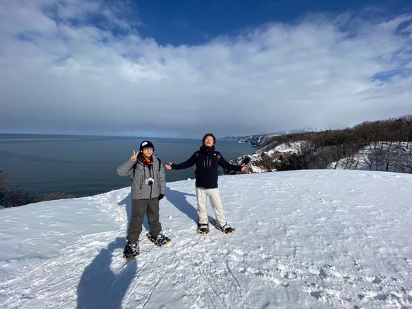 森歩き絶景スノーシューイング