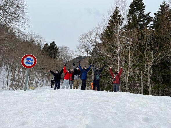 神の子池スノーシューイング