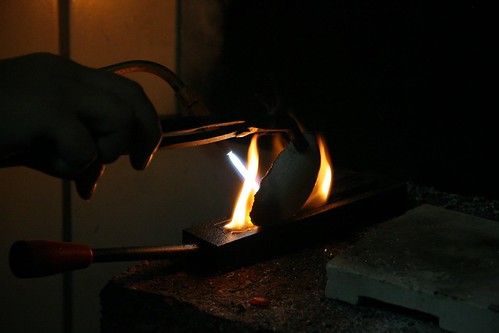 (1) 熔銀,認識銀材金屬特性與金屬加工工具