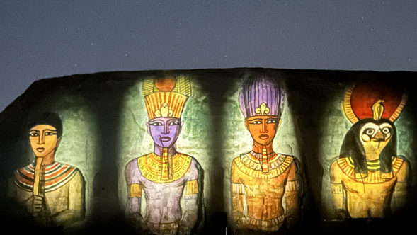 阿布辛貝夜間聲光秀