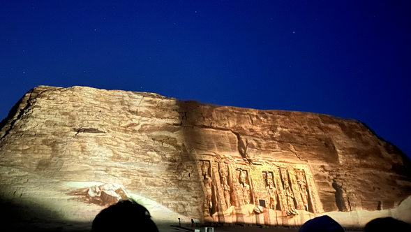 阿布辛貝夜間聲光秀