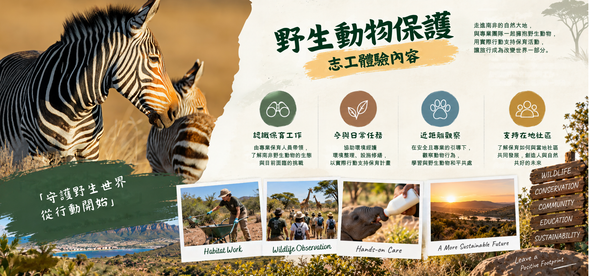 野生動物志工服務內容(依照現場工作人員所需調整)