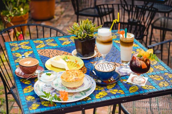 歐風西班牙風格願井民宿下午茶時間