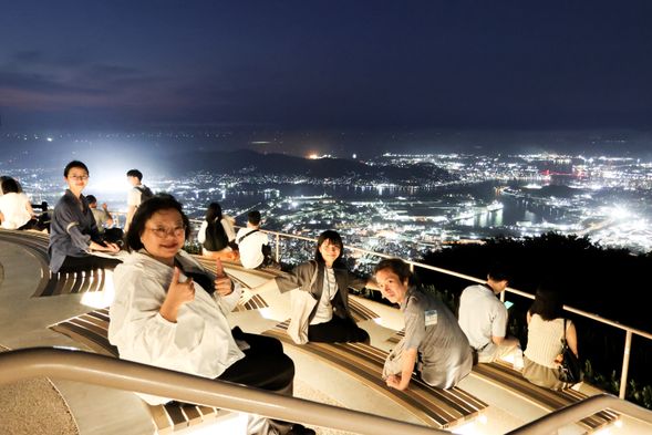 Mt. Sarakura: One of the “New Three Great Night Views of Japan,”
Please return to your taxi by the designated time.