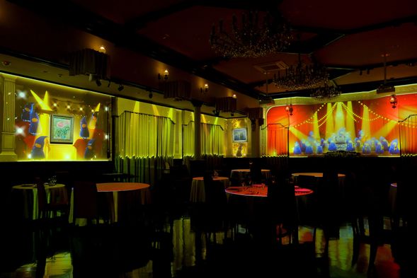 Projection Mapping Dinner