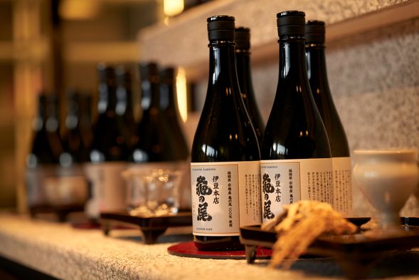 Sake Tasting Time (at the Brewery Bar)