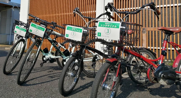Rent an electric bicycle at Wazuka-cha Cafe in Wazuka. (Rent fee included)