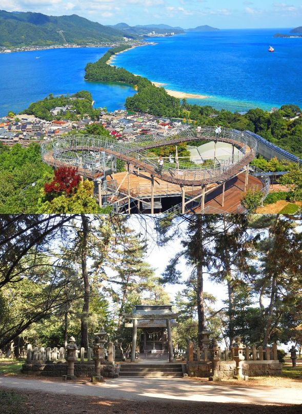 Amanohashidate Shrine & Monju-do Temple Area