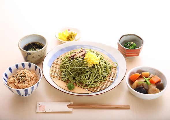 13:00 Yame Specialty Cha Soba Lunch