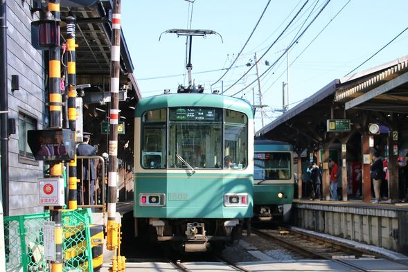 Enoden Train ride