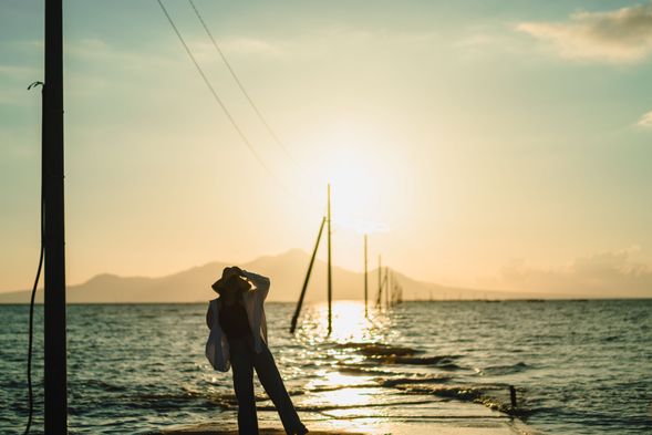 If you're lucky, you can see the sunset at Nagabeta Kaishoro.(30min)
