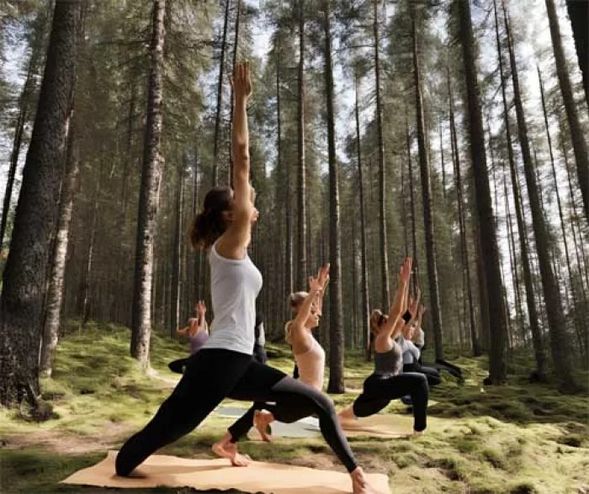 ・Practice breathing techniques within Maruyama Park, letting the fresh morning air circulate throughout your entire body.