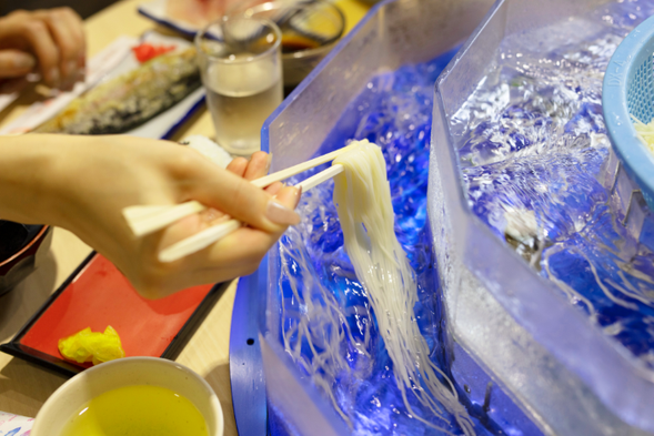 Choose Your Lunch Experience
Option 1: Tosenkyo Somen Nagashi (Iconic flowing noodles at Tosenkyo)