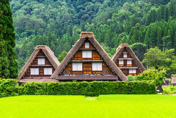 Sightseeing at Shirakawago
(Free time for sightseeing/ About 80 minutes)