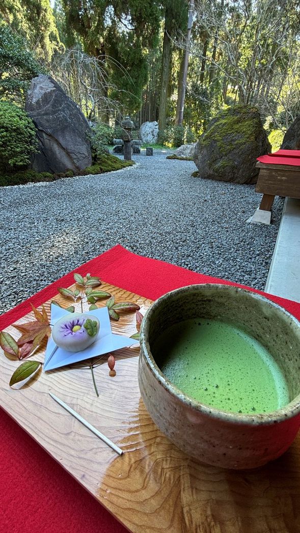 After yoga, enjoy some matcha