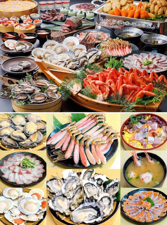 Tottori Sand Dunes (Lunch and stroll together: Approx. 90 minutes)
(Lunch of crab sashimi, crab shabu-shabu, and Tottori wagyu beef / Approx. 60 minutes)