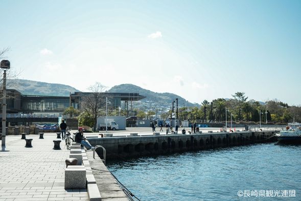 Depart from Nagasaki Port Matsugaeda International Terminal