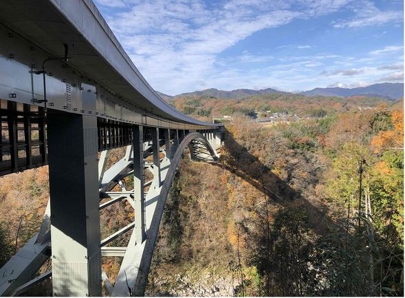 Tenryukyo Ohashi "Sora Sanpo" Sky Walk
(Experience the awe-inspiring suspension bridge opened in November 2019 / approx. 40 mins)