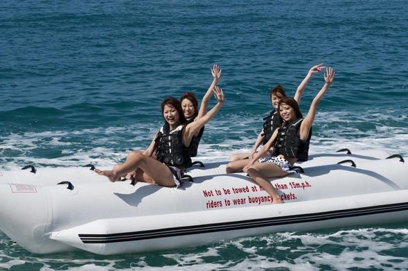 After arrival, enjoy free time at Bibi Beach Itoman and take part in your reserved marine activities at the scheduled time.