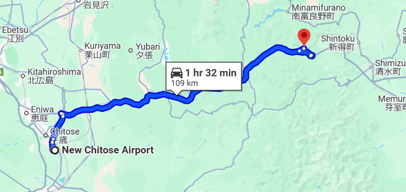 Travel about 2hr30min