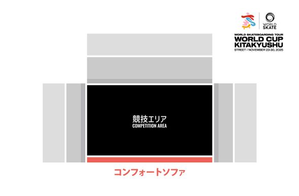 Seeting: Comfort Sofa Seat (コンフォートソファ)
Get a close-up view of the exciting performances from our premium seating located on the most ideal course-side.