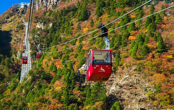 <Gozaisho Ropeway: A refreshing 12-minute ride through the sky – 2,161m long with a 780m elevation gain!>