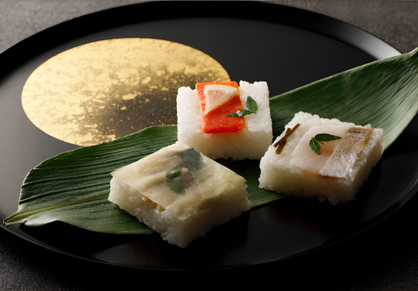 Please enjoy the Shibazushi lunch box.