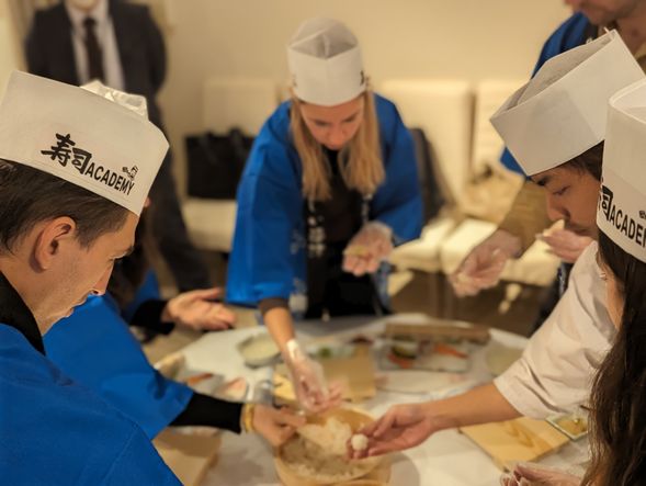 13:00 Sushi Akademi Experience and Lunch (2 hours)