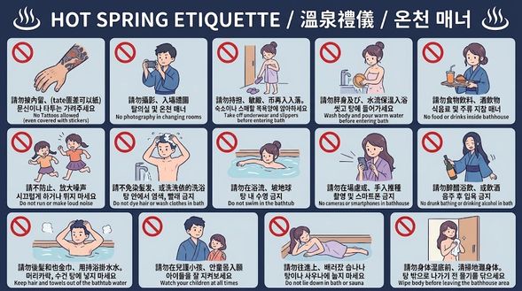 HOT SPRING ETIQUETTE