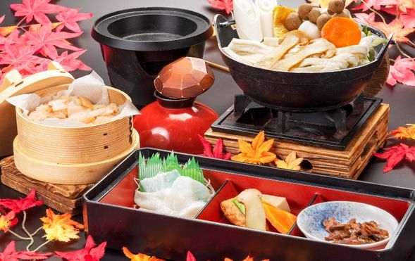 Shingenguan (lunch: matsutake hoto set).