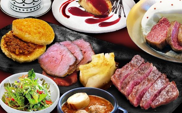 Sekigahara Hanaibuki (Approx. 90 min)
Enjoy an early teppanyaki dinner (from around 4:00 PM) featuring Omi Beef steak, salt-crusted roast beef, and free time for shopping.
