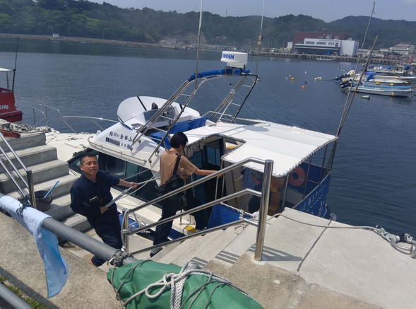 Return to Ayukawa on the Water Taxi (20 minutes)