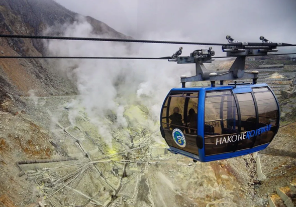 Owakudani and Hakone Ropeway