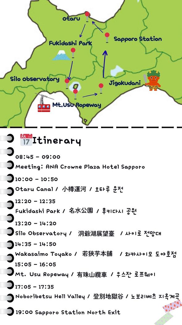 Itinerary