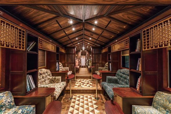 Boarding The Royal Express
Depart Yokohama aboard The Royal Express. Settle into its refined interiors, classic craftsmanship, and warm hospitality.