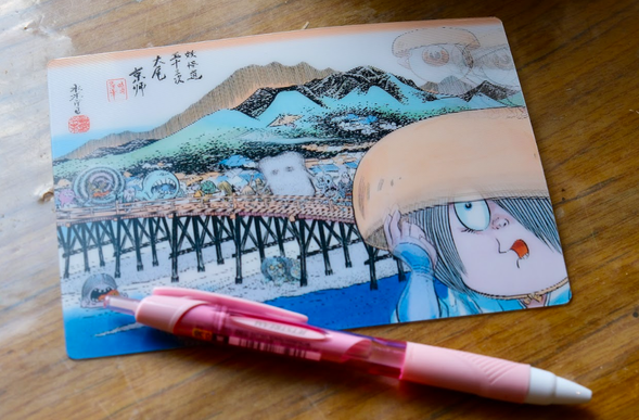 Making original yokai postcards(Admission fee is included/30min)