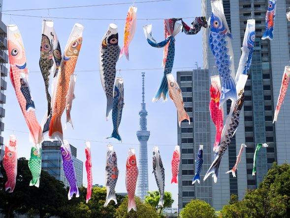 Tokyo Skytree. Visit “Tembo Deck” observatory (350m).
* When you visit Tokyo Skytree, you will go to the “Tembo Deck” observatory (located at a height of 350m). The “Tembo Galleria” observatory ticket (450m) is NOT included.