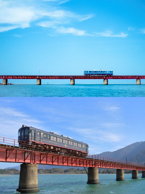 Ride the Kyoto Tango Railway
Enjoy beautiful views of the Sea of Japan from the “train that runs along the coast.”